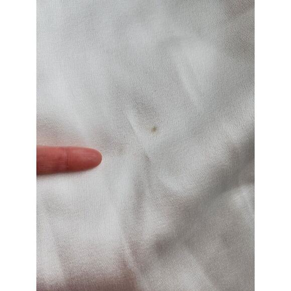 NWD Reformation Elena Satin Strapless Wedding Gown Dress Size 10 Ivory #4B416 - Picture 13 of 16